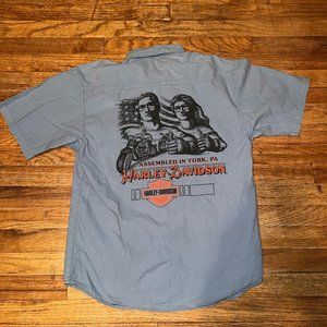 1995 Harley Davison York PA assembly plant button down